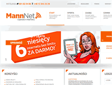 Tablet Screenshot of mannet.pl
